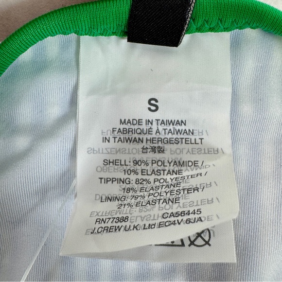 J.CREW Tipped Seersucker String Bikini Bottom - G1342 - Sz S - Picture 8 of 11